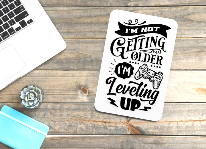 Bold 3D Printed I'm Leveling Up Sign Wall Art – Durable PLA Sign for Gym, Office