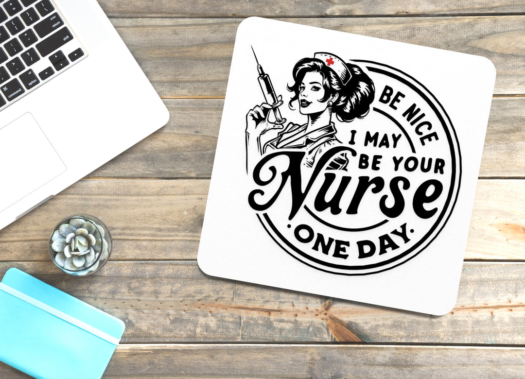 This Nurse Plays Nice (Sometimes) | Funny Sign for Home or Office