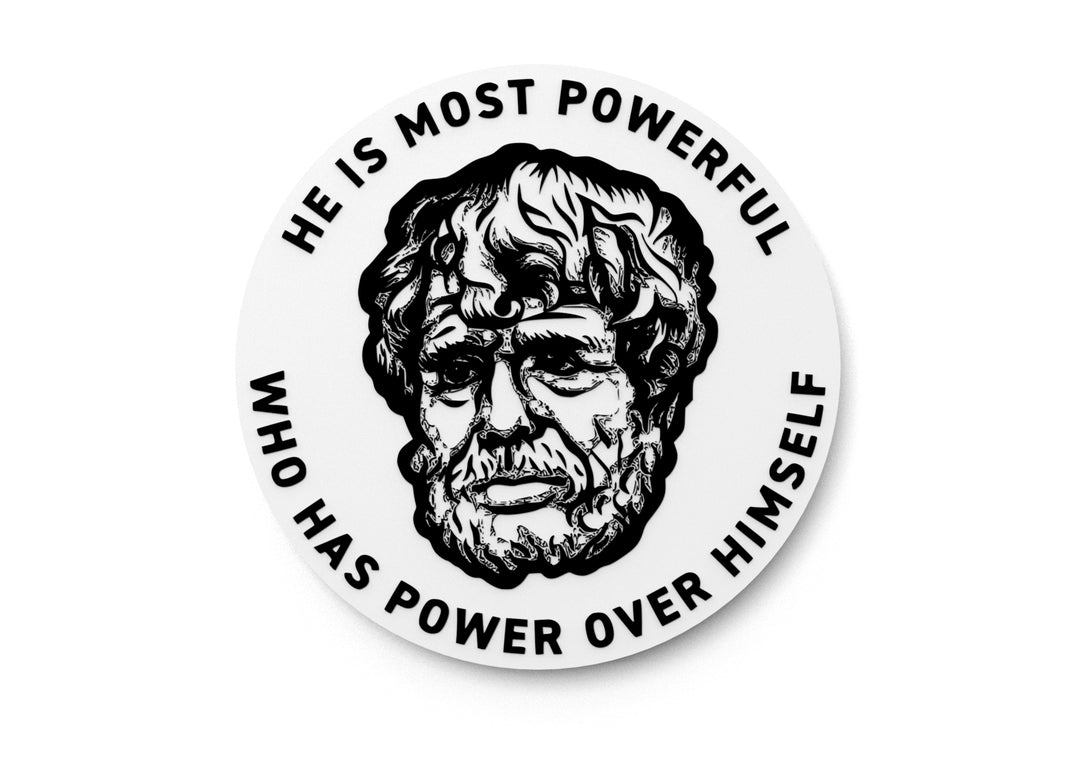 
  
  He Is Most Powerful Who Has Power Over Himself | Funny sign For Home or Office
  
