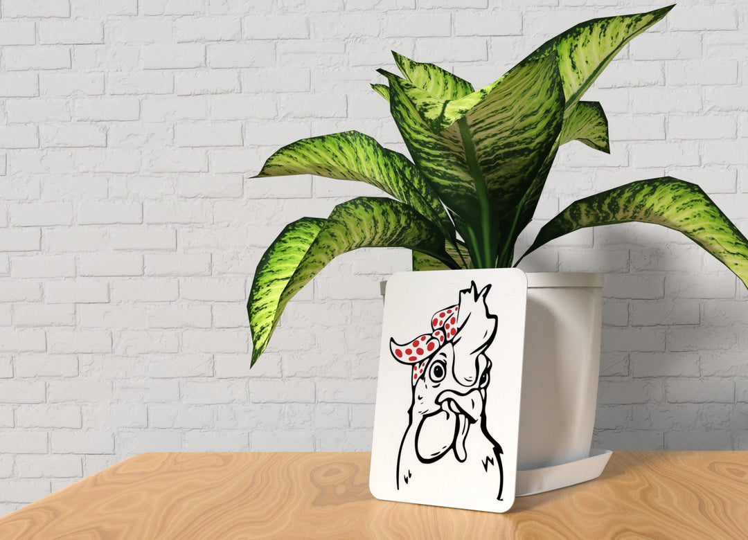 Hen | Funny sign For Home or Office