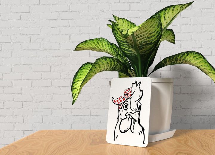Hen | Funny sign For Home or Office