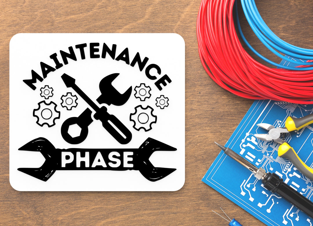 Maintenance Phase | Funny Sign for Home or Office