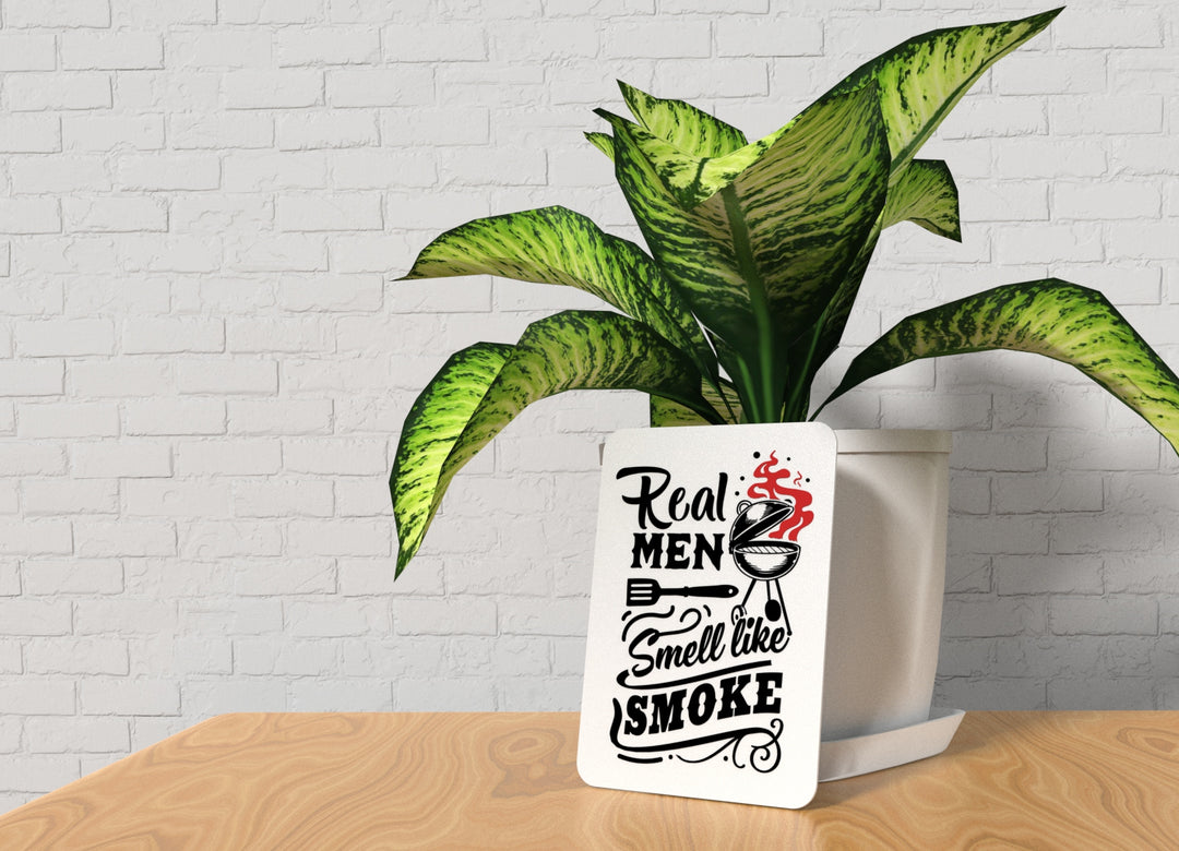 Men Smell Better Bathroom Sign – Funny Humor Wall Decor for Home and Office