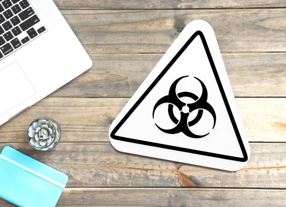 
  
  Three Triangle | Funny Sign for Home or Office
  
