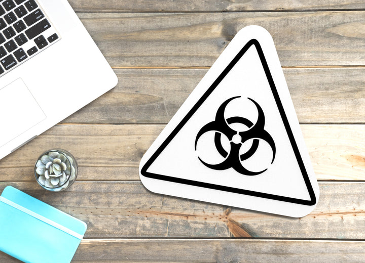 Three Triangle | Funny Sign for Home or Office