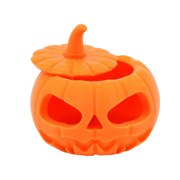 Halloween Jack-O-Lantern Decoration with Removable Lid