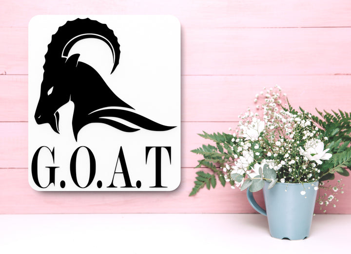 Warning Goat | Funny sign For Home or Office