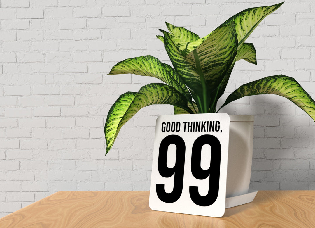 Good Thinking 99 | Funny Sign for Home or Office