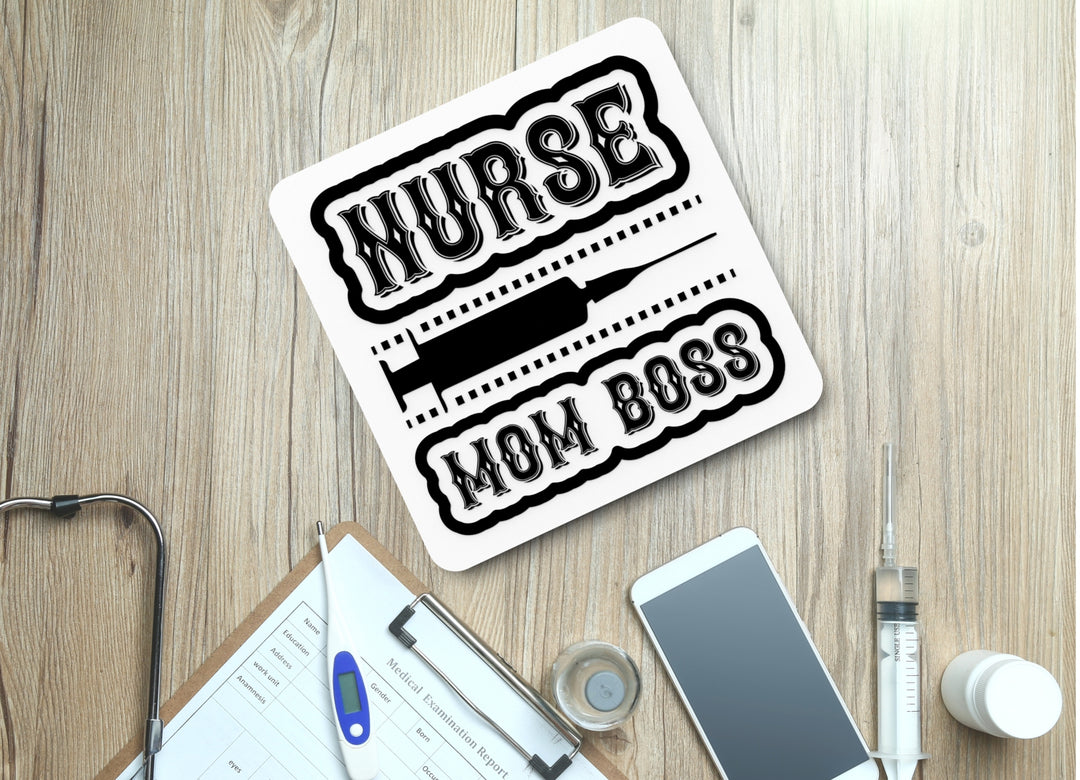 Nurse Boss Energy | Funny Sign for Home or Office