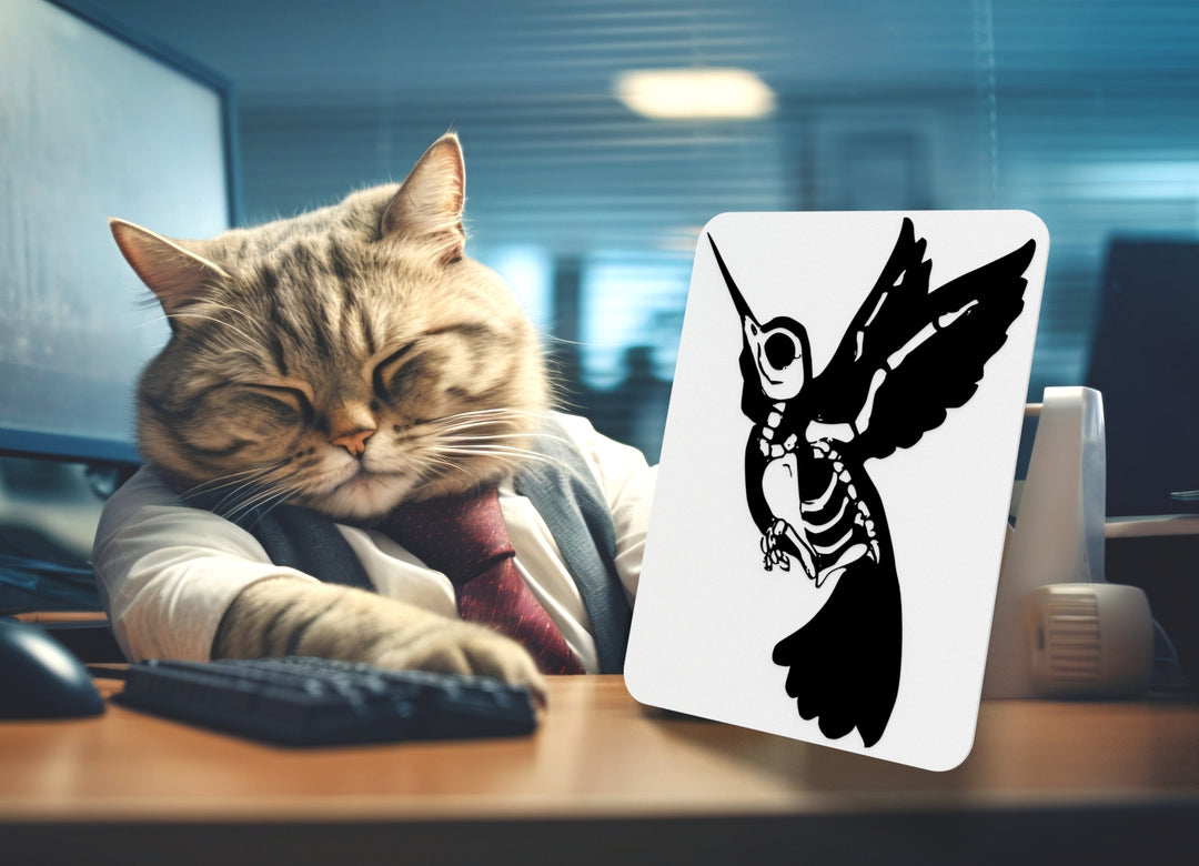Bird Skeleton | Funny sign For Home or Office
