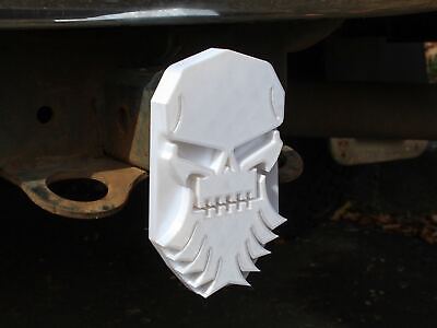 Truck Trailer Hitch Plug | Bearded Skull