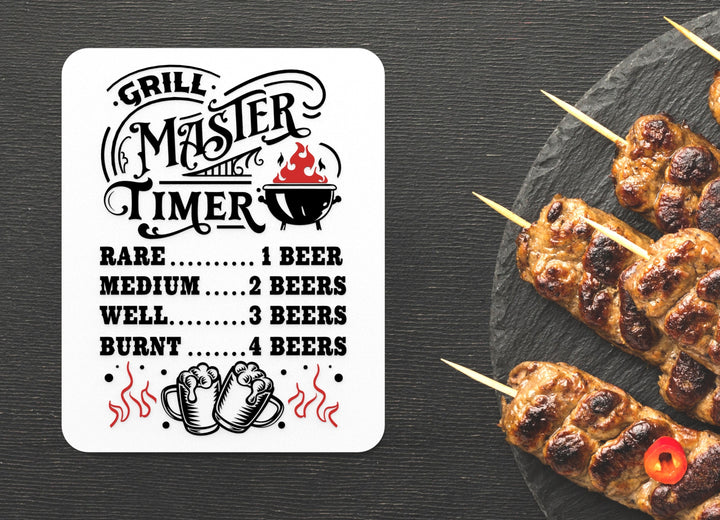 Master Timer Sign – BBQ Humor for Home and Outdoor
