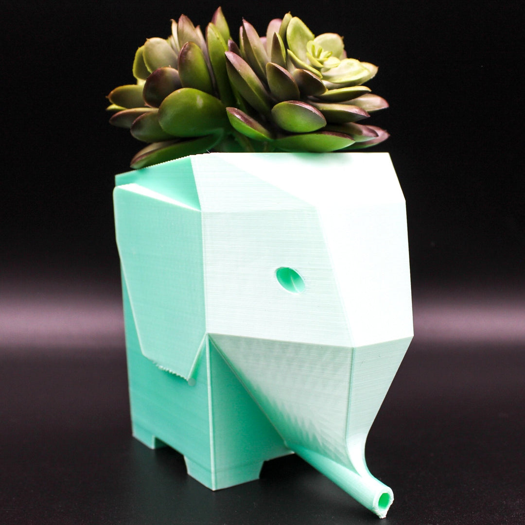Elephant Succulent Planter, Pot, Vase | Excess Water Drains out the Snout!!