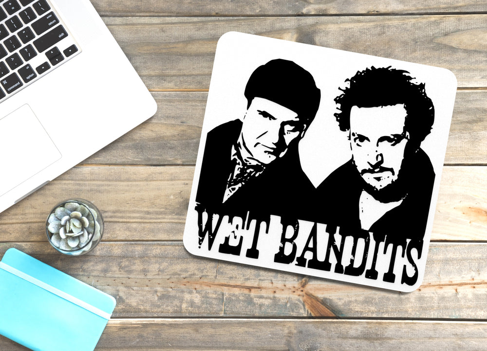 
  
  Wet Bandits | Funny sign For Home or Office
  

