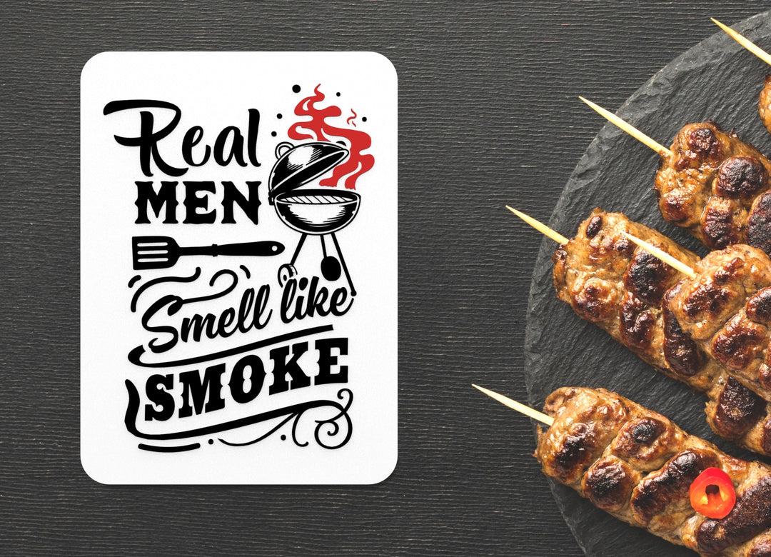 Men Smell Better Bathroom Sign – Funny Humor Wall Decor for Home and Office
