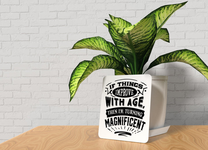 Bold 3D Printed If Things Improve Sign Wall Art – Durable PLA Sign for Office