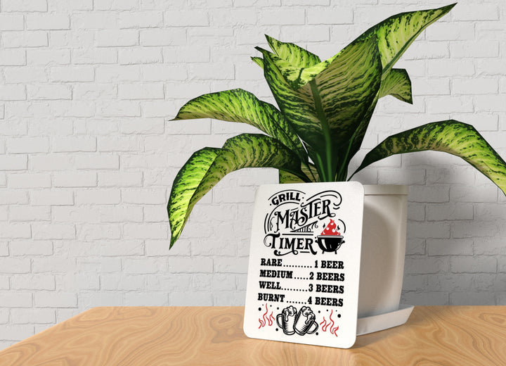 Master Timer Sign – BBQ Humor for Home and Outdoor