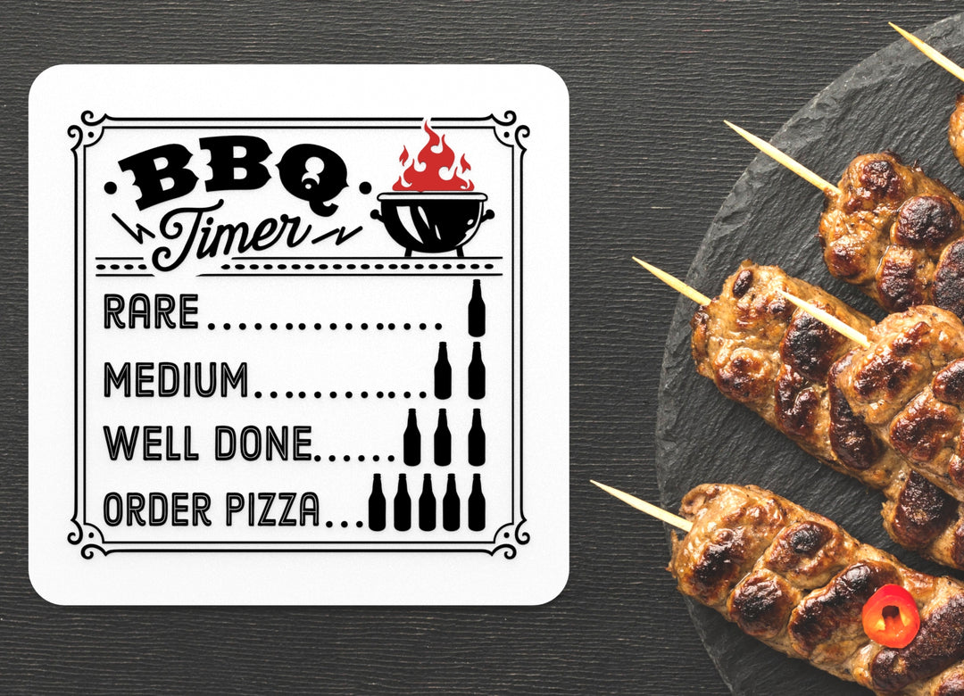BBQ Small Meat Sign – Funny Humor Wall Decor for Home and Office