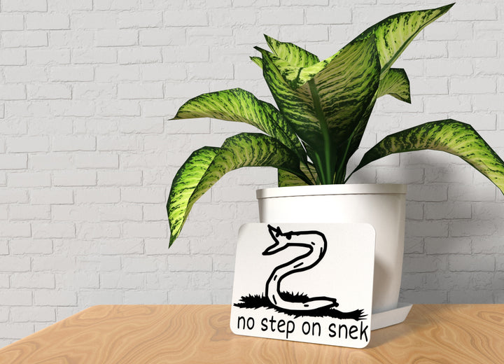 No Step On Snek | Funny sign For Home or Office