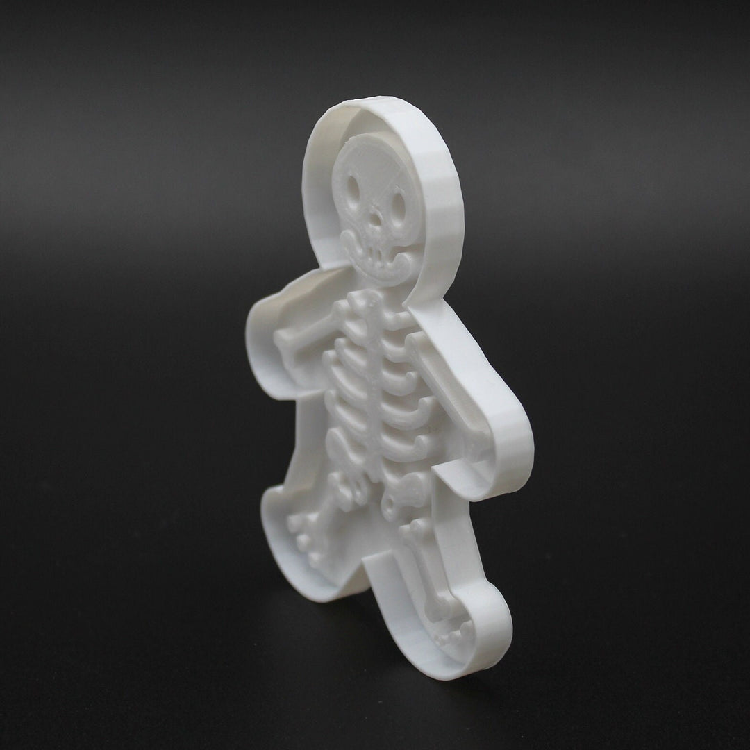 Skeleton Gingerbread Cookie, Fondant, Playdough Cutter