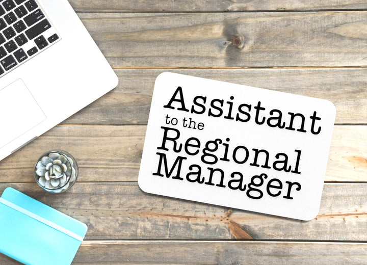 Assistant To The Regional Manager | Funny Sign for Home or Office