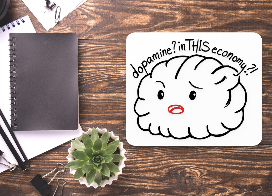 Dopamine In This Economy | Funny Sign for Home or Office