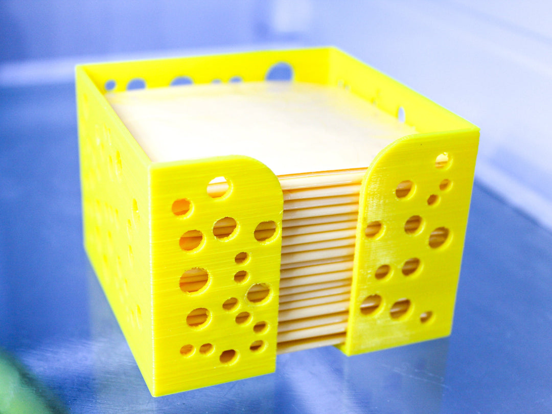 Cheese Holder Tray for Square Singles Slices