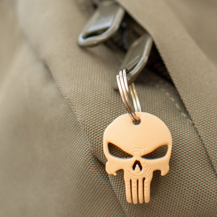 Set of 10 | Punisher Skull Zipper Pull, Necklace, Earring, Charm, Keychain, etc