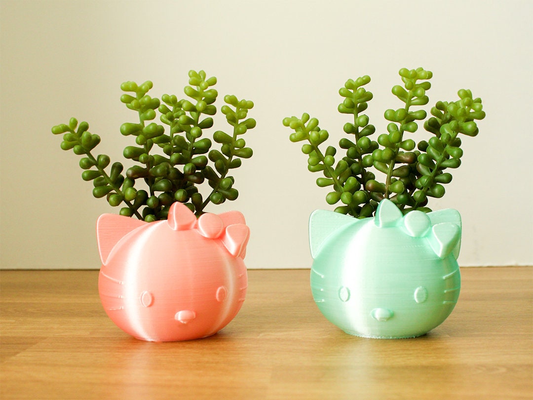 Hello Kitty Cat Kitten Succulent Planter Vase