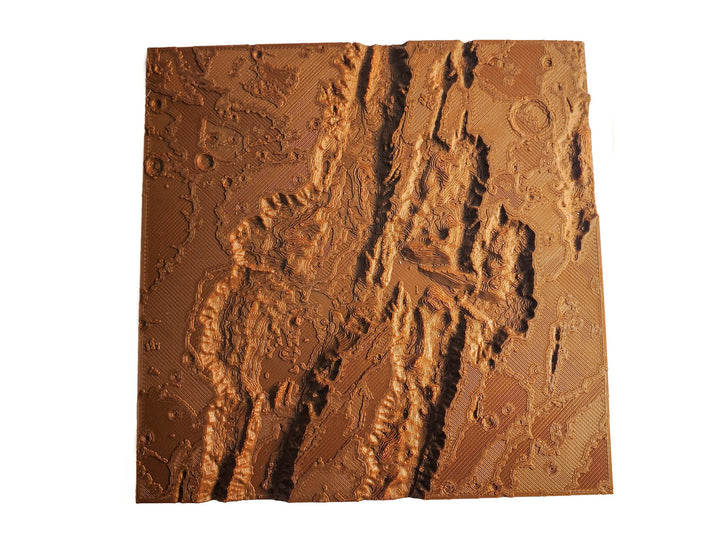 Mars 3D Topography Model of Valles Marineris