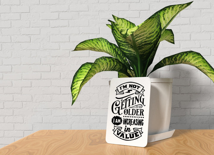 Bold 3D Printed I'm Increasing Value Sign Wall Art – Durable PLA Sign For Office