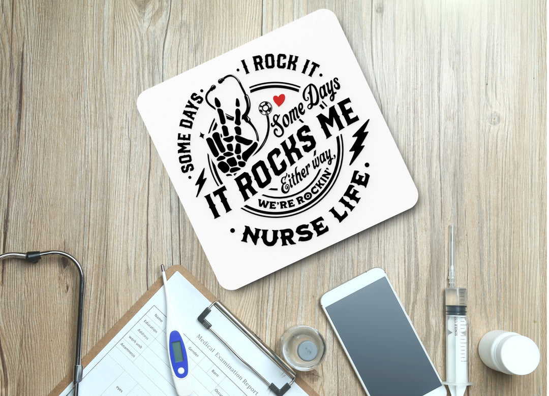 Rockin the Nurse Life | Funny Sign for Home or Office