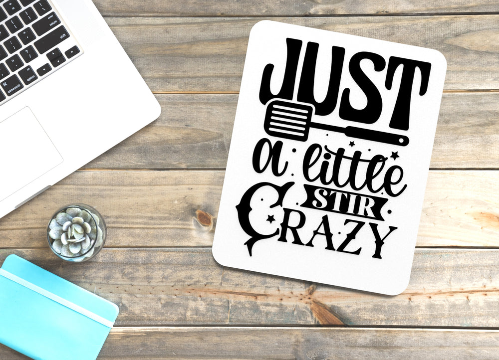 
  
  Bold 3D Printed Little Stir Crazy Sign Wall Art Durable PLA Sign For Restaurants
  
