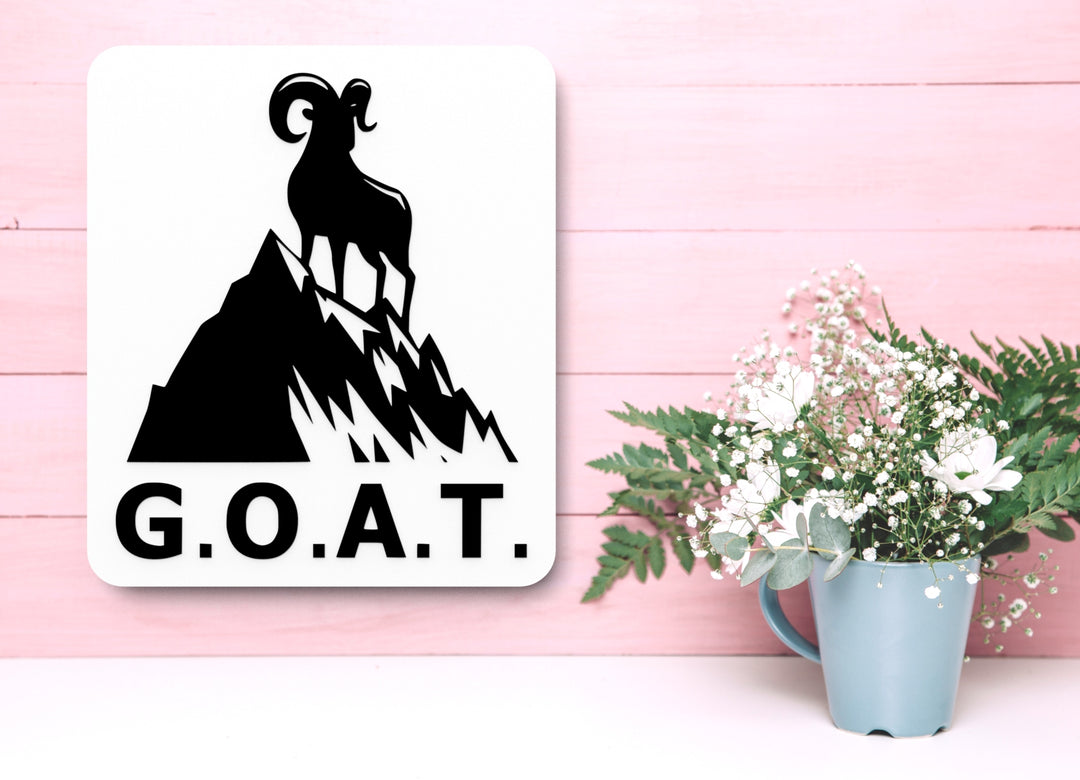Goat | Funny sign For Home or Office
