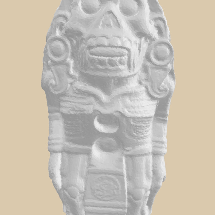 Aztec Xolotl Deity Figurine Statue