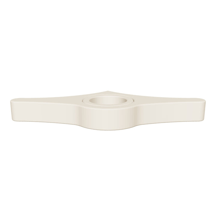 Interactive 3D model of U058 book page holder with rotating thumb ring, in light brown matte PLA