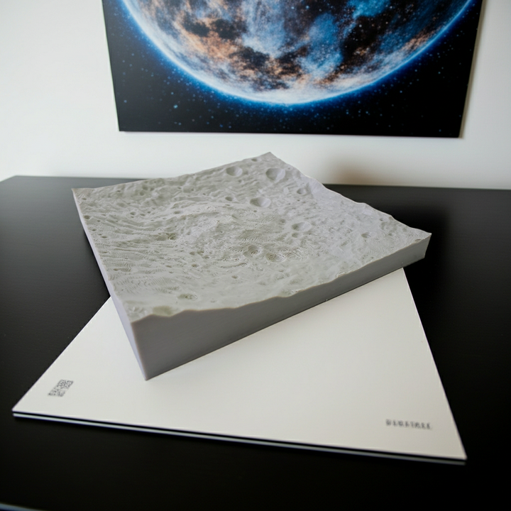 3D Topography model of RHEASILVIA on the asteroid Vesta