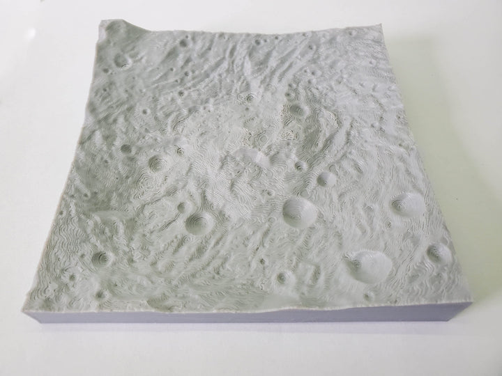 3D Topography model of RHEASILVIA on the asteroid Vesta