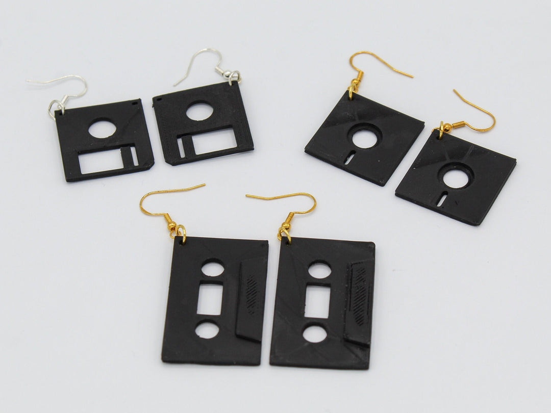 3.5" FLOPPY DISK Diskette Earrings