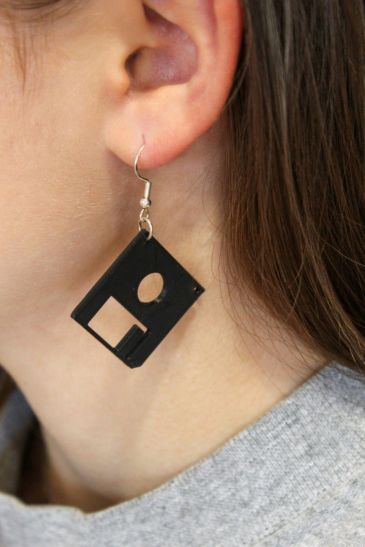 3.5" FLOPPY DISK Diskette Earrings