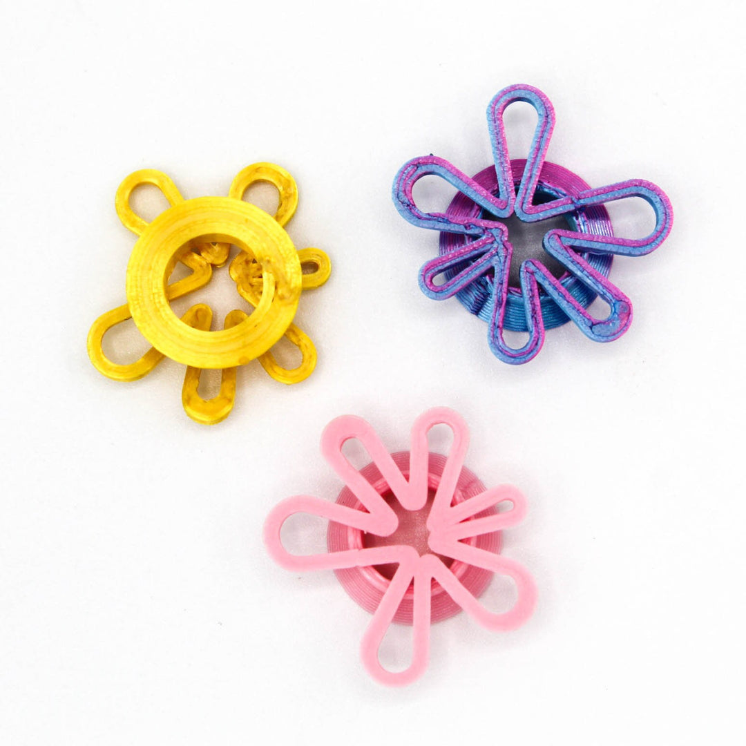 Flower Croc Charms (Set of 3)