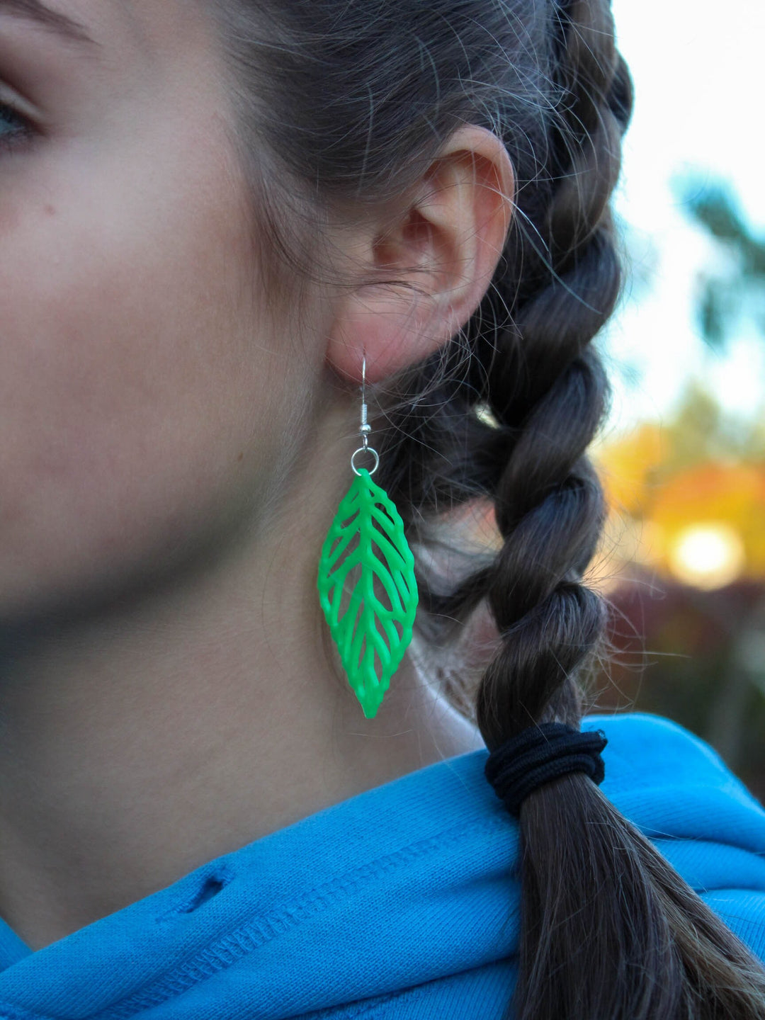 Leaf Earrings, Dangle Earrings, Fashionable Earrings, Cute Leaf