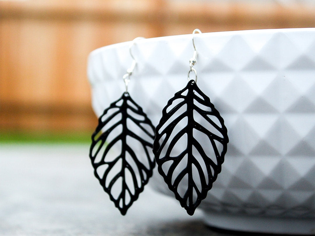 Leaf Earrings, Dangle Earrings, Fashionable Earrings, Cute Leaf