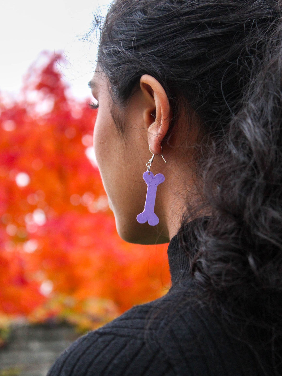 Bone Earrings, Dangle Earrings, Fashion Earrings, Cute Bone